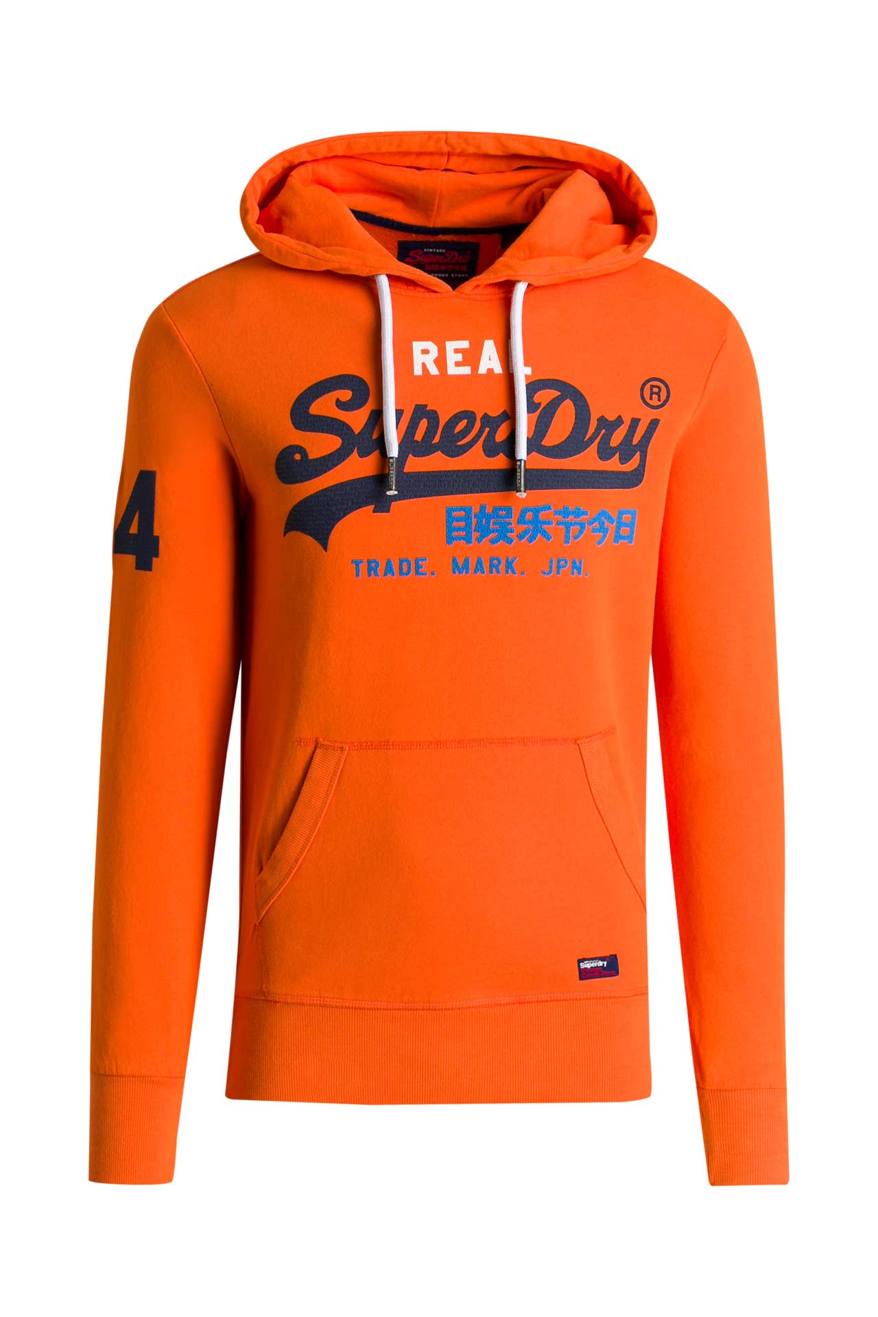 Orange hoodie superdry clearance
