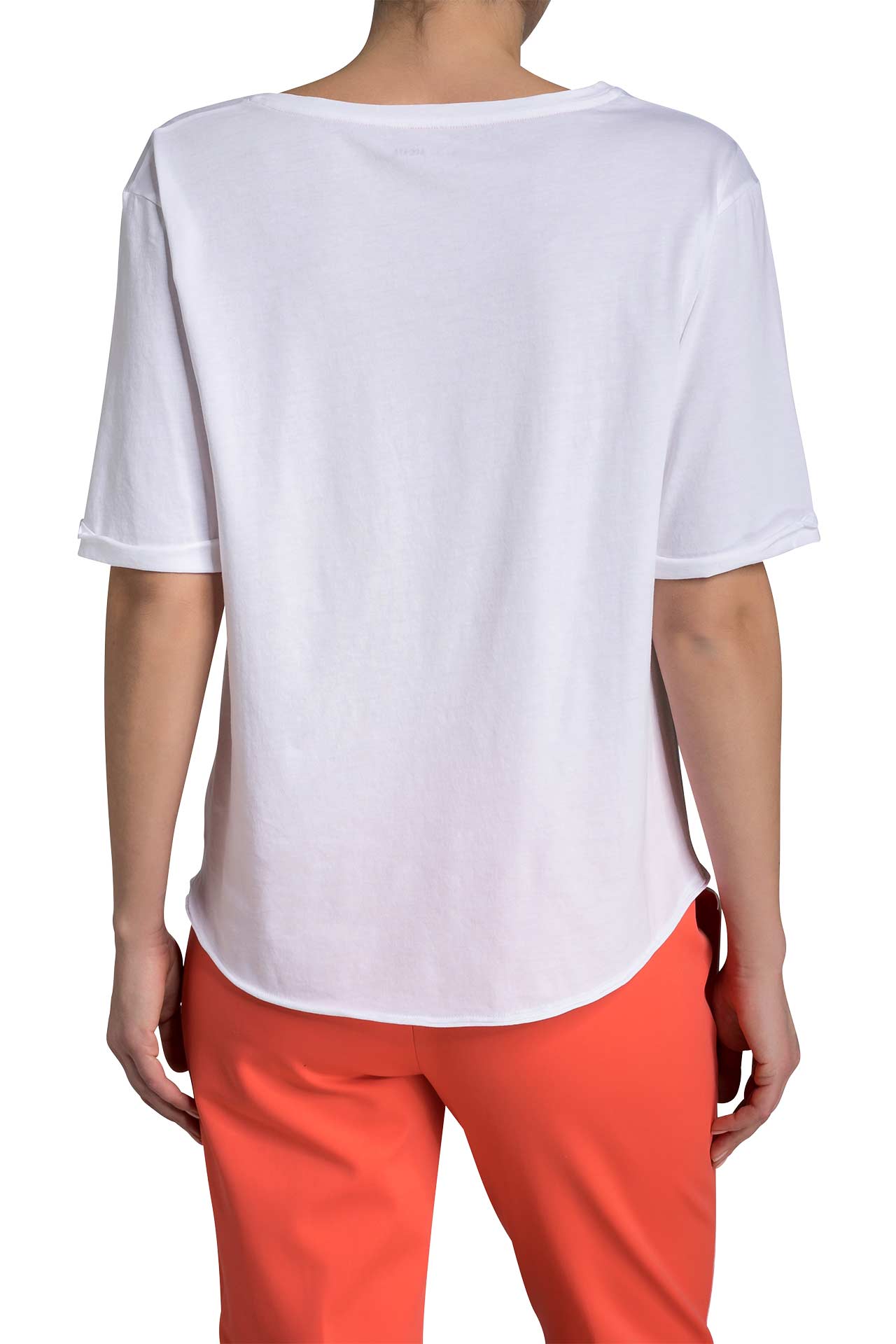 Marc Cain T Sports White Eyelet Blouse SS 51.14 W92 COL 100
