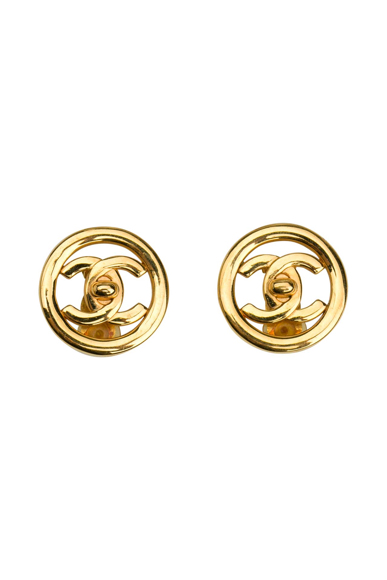 Clip-Ohrringe 'Circular Logo' - CHANEL VINTAGE » günstig ...